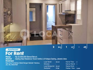 Apartemen Gading Nias Residence Tower Dahlia Lt.9 Kelapa Gading, Jakarta Utara