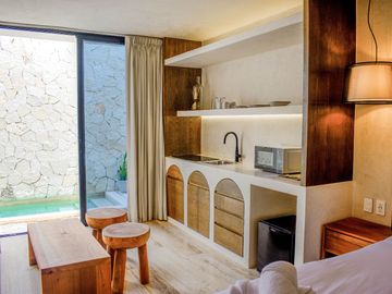 Departamento en venta en Tulum amueblado, con alberca privada!