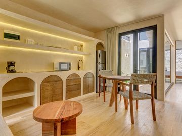 Departamento en venta en Tulum amueblado, con alberca privada!