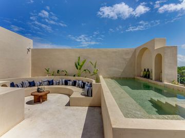 Departamento en venta en Tulum amueblado, con alberca privada!