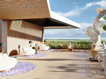 Departamento en venta Playa del Carmen! Con Roof Top y Alberca Infinity