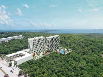 Departamento en venta en Cancún, con amenidades a 4 minutos de la universidad!