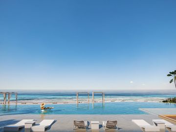 Departamento en Venta Frente al Mar en Puerto Morelos con jacuzzi privado!