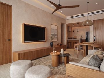 Departamento en Venta Frente al Mar en Puerto Morelos con jacuzzi privado!