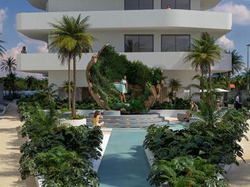 Departamento en venta Cancún, acceso rápido a la playa y aeropuerto y amenidades