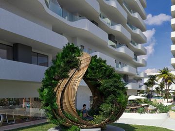 Departamento en venta Cancún, acceso rápido a la playa y aeropuerto y amenidades