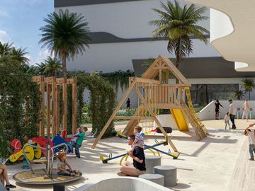 Departamento en venta Cancún, acceso rápido a la playa y aeropuerto y amenidades