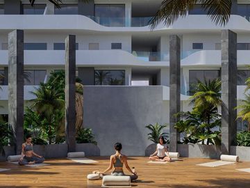 Departamento en venta Cancún, acceso rápido a la playa y aeropuerto y amenidades