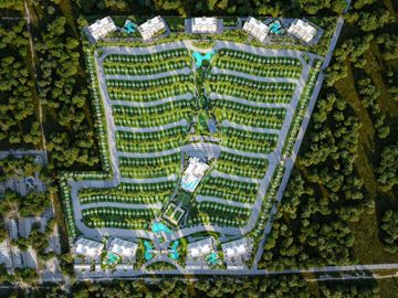 Departamento en Venta en Playa del Carmen con Mini Golf y Lagos Artificiales!
