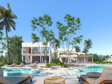 Departamento en Venta en Playa del Carmen con Mini Golf y Lagos Artificiales!