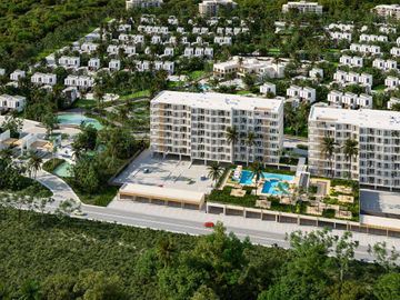 Departamento en Venta en Playa del Carmen con Mini Golf y Lagos Artificiales!