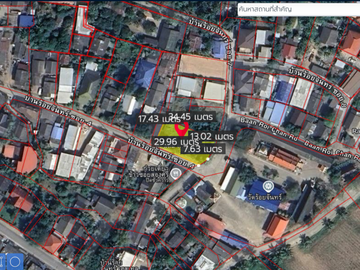 Land for sale, Hang Dong, Chiang Mai, 1 Ngan 62 Sq m, near Nong Kwai Subdistrict Municipality (ID:255LS)