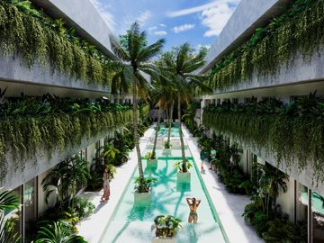 Departamento en Venta en Tulum: 2 Rec Lock Off, cerca del nuevo centro comercial