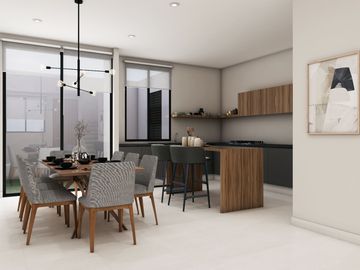 CASA EN VENTA EN PLAYA DEL CARMEN 3 HABITACIONES, ALBERCA, GIMNASIO, ÁREA DE YOGA Y LUDOTECA        PPE