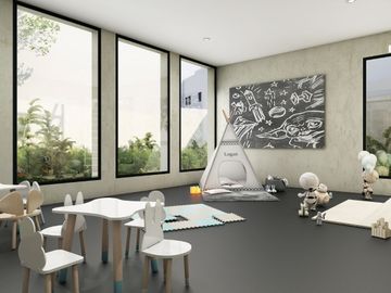 CASA EN VENTA EN PLAYA DEL CARMEN 3 HABITACIONES, ALBERCA, GIMNASIO, ÁREA DE YOGA Y LUDOTECA        PPE