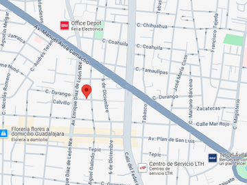 Departamento ubicada en colonia Mezquitan Guadalajara, Jalisco. Con 1 recamara y 73m2. Entre Av. Manuel Ávila Camacho y Av. Enrique Díaz de León.