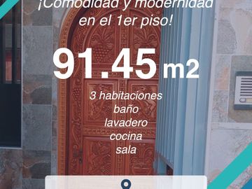 DEPARTAMENTO 1ER PISO EN VENTA 91 M2 JR. LOS ROBLES - SANTA ANITA