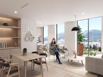 1302 Inversión segura: La Carolina Studio 34,65 m con balcón 5,46 m  y vista de Venta.
