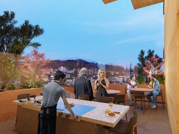 1302 Inversión segura: La Carolina Studio 34,65 m con balcón 5,46 m  y vista de Venta.