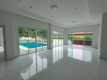 Luxurious Detached Residence with Private Pool for Sale in Serene Hillside Community Near Bang Saray Junction – 3 Bedrooms, Stunning Mountain Views,