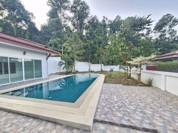 Luxurious Detached Residence with Private Pool for Sale in Serene Hillside Community Near Bang Saray Junction – 3 Bedrooms, Stunning Mountain Views,