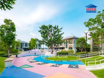 2-storey townhouse, 17.5 sq m., Grand Pleno Village, Ratchaphruek Soi 11, Ratchaphruek Road, Rattanathibet Road, Pak Kret, Nonthaburi