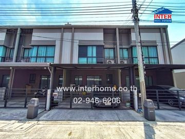 2-storey townhouse, 17.5 sq m., Grand Pleno Village, Ratchaphruek Soi 11, Ratchaphruek Road, Rattanathibet Road, Pak Kret, Nonthaburi