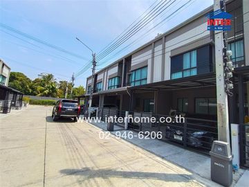 2-storey townhouse, 17.5 sq m., Grand Pleno Village, Ratchaphruek Soi 11, Ratchaphruek Road, Rattanathibet Road, Pak Kret, Nonthaburi