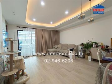 2-storey townhouse, 17.5 sq m., Grand Pleno Village, Ratchaphruek Soi 11, Ratchaphruek Road, Rattanathibet Road, Pak Kret, Nonthaburi