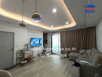 2-storey townhouse, 17.5 sq m., Grand Pleno Village, Ratchaphruek Soi 11, Ratchaphruek Road, Rattanathibet Road, Pak Kret, Nonthaburi