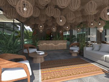 Departamento en Venta en Tulum Amueblado | Región 8, con Alberca y Rooftop
