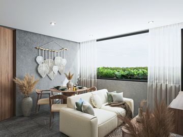 Departamento en Venta en Tulum Amueblado | Región 8, con Alberca y Rooftop