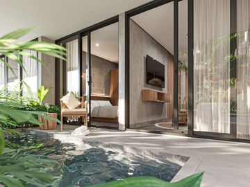 Departamento en Venta en Tulum Amueblado | Región 8, con Alberca y Rooftop