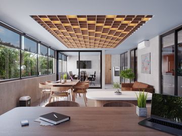 Departamento en Venta en Tulum Amueblado | Región 8, con Alberca y Rooftop