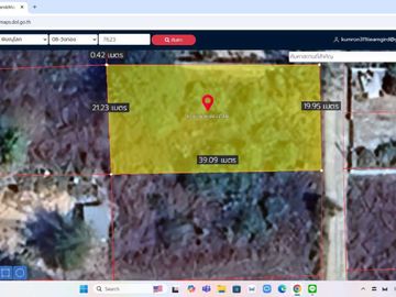 Land for sale near Sap Praiwan Market, size 1 ngan 96 sq.w., Phitsanulok
