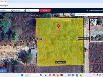 Land for sale near Sap Praiwan Market, size 1 ngan 96 sq.w., Phitsanulok