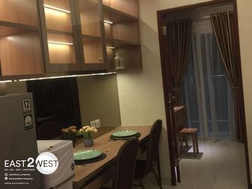 Disewakan Apartemen Roseville BSD City Tangerang Selatan Type 1BR Lantai 30 Fully Furnished Siap Huni