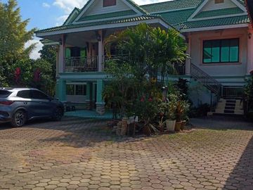 House for sale with 2 rai of land, 2 ngan 86 sq.w., San Sai District, Chiang Mai Province