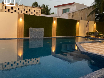Departamento equipado en venta en Playa Chicxulub con vista y acceso a la playa