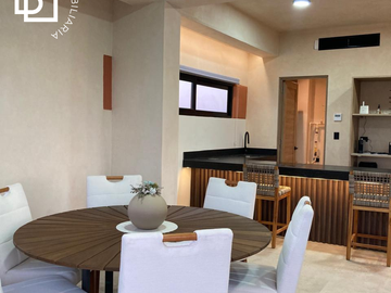 Departamento equipado en venta en Playa Chicxulub con vista y acceso a la playa