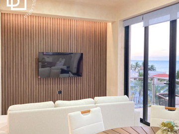 Departamento equipado en venta en Playa Chicxulub con vista y acceso a la playa