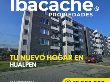 Ibacache Propiedades vende Departamento en Hualpén Valle Santa María