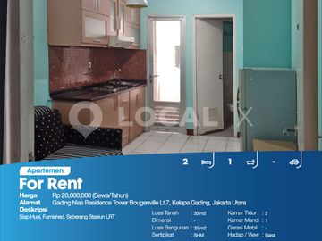 Apartemen Gading Nias Residence Tower Bougenville Lt.7, Kelapa Gading, Jakarta Utara