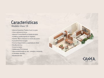 Departamento en VENTA en TEMOZÓN Norte con balcón.