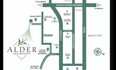 Ready for occupancy 2 Bedroom unit for sale in Acacia Estate Taguig city