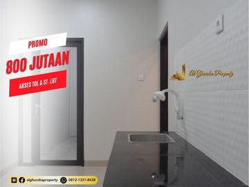 RUMAH CLUSTER MUSLIM 2 LANTAI 800 JUTA-AN AKSES TOL, LRT, KRL BEKASI TIMUR