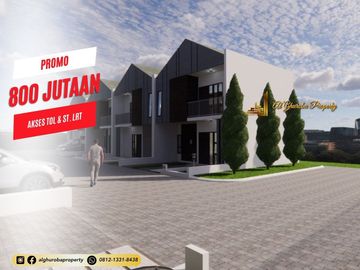 RUMAH CLUSTER MUSLIM 2 LANTAI 800 JUTA-AN AKSES TOL, LRT, KRL BEKASI TIMUR