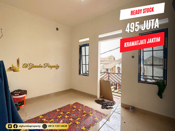 JUAL RUMAH CLUSTER 2 LANTAI 2KT AKSES MOBIL DEKAT RSUD KRAMAT JATI 495 JUTA SHM
