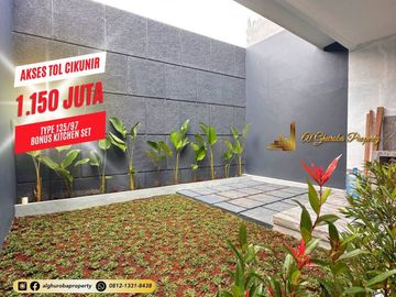 RUMAH BARU 2 LANTAI SIAP HUNI BONUS KITCHEN SET AKSES TOL CIKUNIR, JATIBENING, JATIASIH