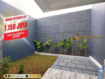 RUMAH BARU 2 LANTAI SIAP HUNI BONUS KITCHEN SET AKSES TOL CIKUNIR, JATIBENING, JATIASIH